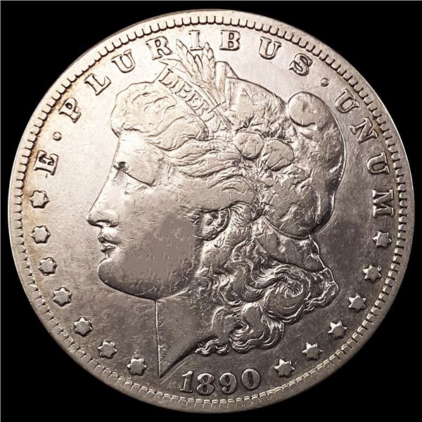 1890-CC Morgan Silver Dollar LIGHTLY CIRCULATED