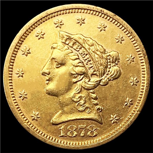 1878-S $2.50 Gold Quarter Eagle UNCIRCULATED