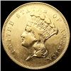 Image 1 : 1855 $3 Gold Piece ABOUT UNCIRCULATED