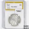 1827 Capped Bust Half Dollar PGA-MS63