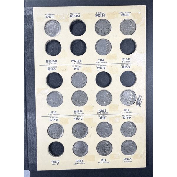 1913-1938 Buffalo Nickel Book (48) -