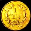 Image 2 : 1854 Rare Gold Dollar - HIGH GRADE
