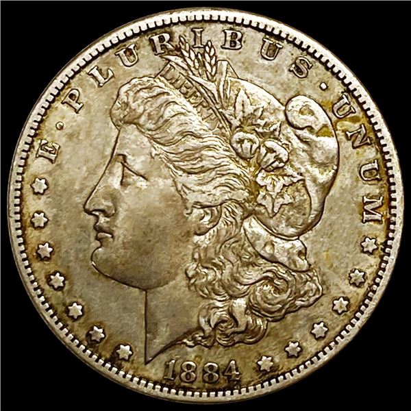 1884-S Morgan Silver Dollar NEARLY UNCIRCULATED