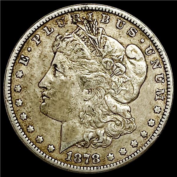 1878 Rev 79 Morgan Silver Dollar NEARLY UNC