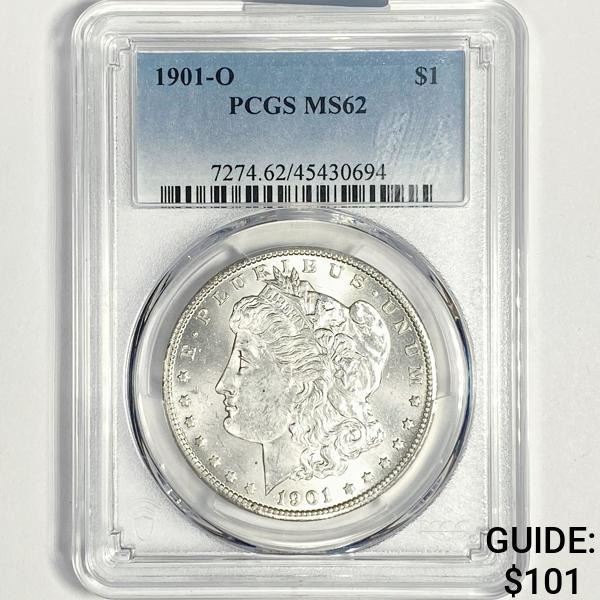 1901-O Morgan Silver Dollar PCGS-MS62