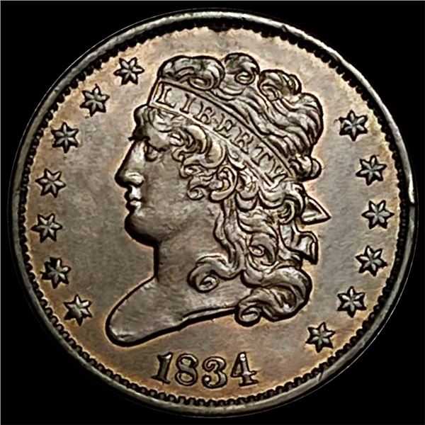 1834 Classic Head Half Cent UNCIRCULATED