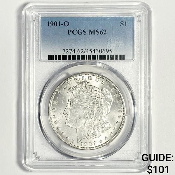 1901-O Morgan Silver Dollar PCGS-MS62