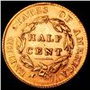 Image 2 : 1825 Classic Head Half Cent - HIGH GRADE