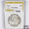 Image 1 : 1813 Capped Bust Half Dollar PGA-MS60