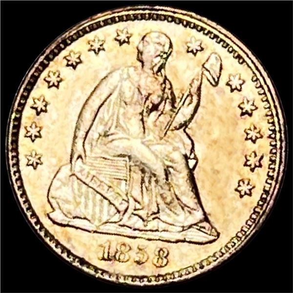 1858 Seated Liberty Half Dime UNCIRCULATED
