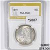 Image 1 : 1819 Capped Bust Half Dollar PGA-MS64