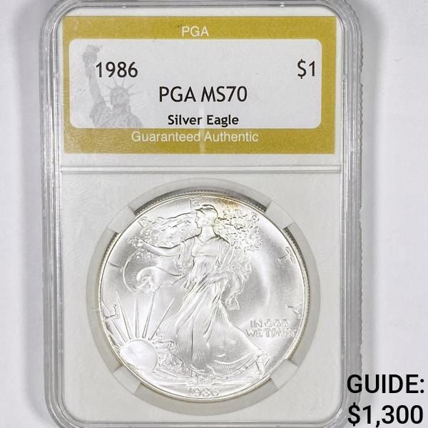 1986 Silver Eagle PGA-MS70
