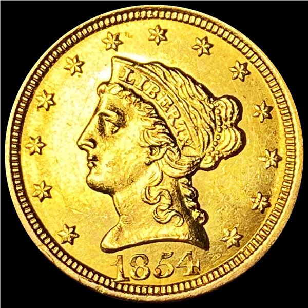 1854-O $2.50 Gold Quarter Eagle - HIGH GRADE