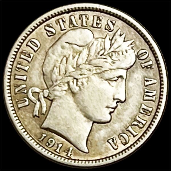 1914-D Barber Dime CLOSELY UNCIRCULATED