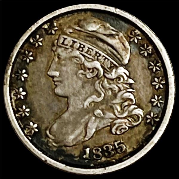 1835 Capped Bust Dime NEARLY UNCIRCULATED