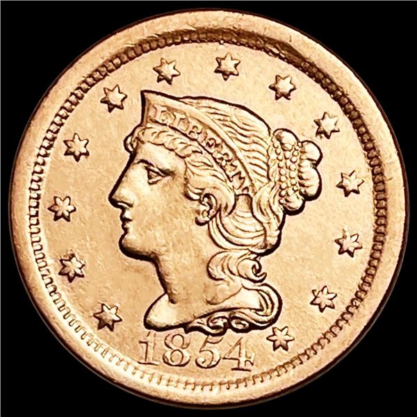 1854 RD Large Cent UNCIRCULATED