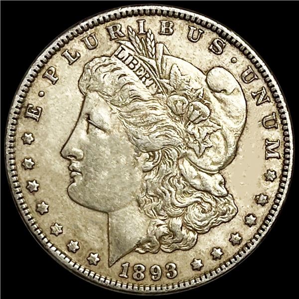 1893 Morgan Silver Dollar CLOSELY UNCIRCULATED