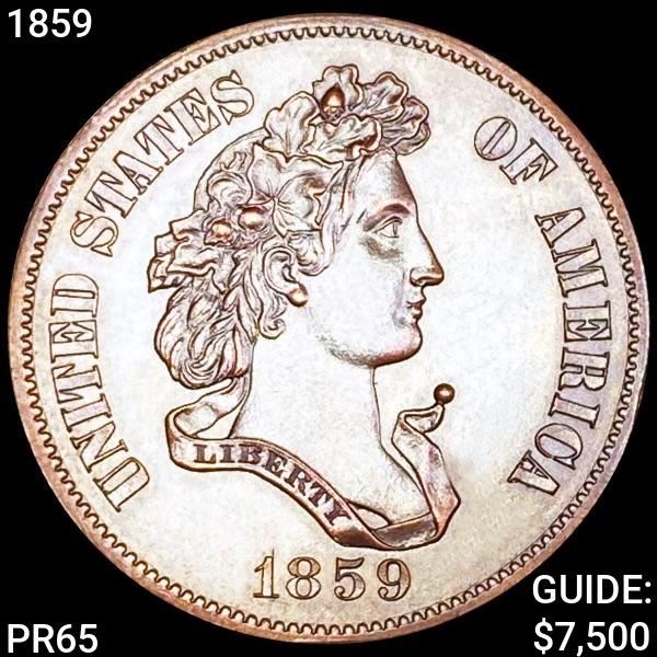 JUDD 238 Copper Half Dollar GEM PROOF