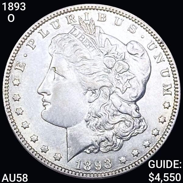 1893-O Morgan Silver Dollar CHOICE AU