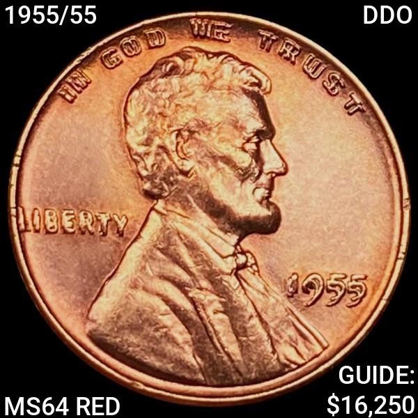 1955/55 Lincoln Wheat Cent CHOICE BU RED