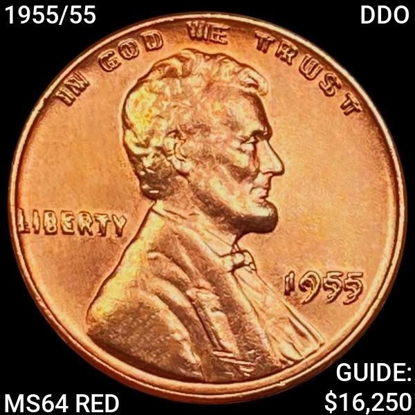 1955/55 Lincoln Wheat Cent CHOICE BU RED