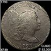 Image 1 : 1793 Liberty Cap Large Cent LIGHTLY CIRC