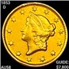 Image 1 : 1853-D Rare Gold Dollar CHOICE AU