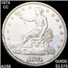 Image 1 : 1874-CC Trade Silver Dollar CHOICE AU
