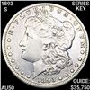 Image 1 : 1893-S Key Date Morgan Silver Dollar HIGH GRADE