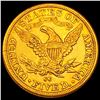 Image 2 : 1881-CC $5 Gold Half Eagle CHOICE AU
