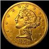 Image 1 : 1851 $5 Gold Half Eagle CLOSELY UNCIRCULATED