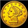 Image 1 : 1907 $2.50 Gold Quarter Eagle CLOSELY
