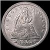 Image 1 : 1853 Arws & Rays Seated Liberty Quarter UNC