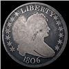 Image 1 : 1806 Draped Bust Half Dollar NICELY CIRCULATED