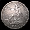 1877-CC Silver Trade Dollar NEARLY UNCIRCULATED