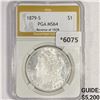 Image 1 : 1879-S Rev of 78 Morgan Silver Dollar PGA-MS64