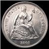 Image 1 : 1861 Seated Liberty Half Dime UNCIRCULATED