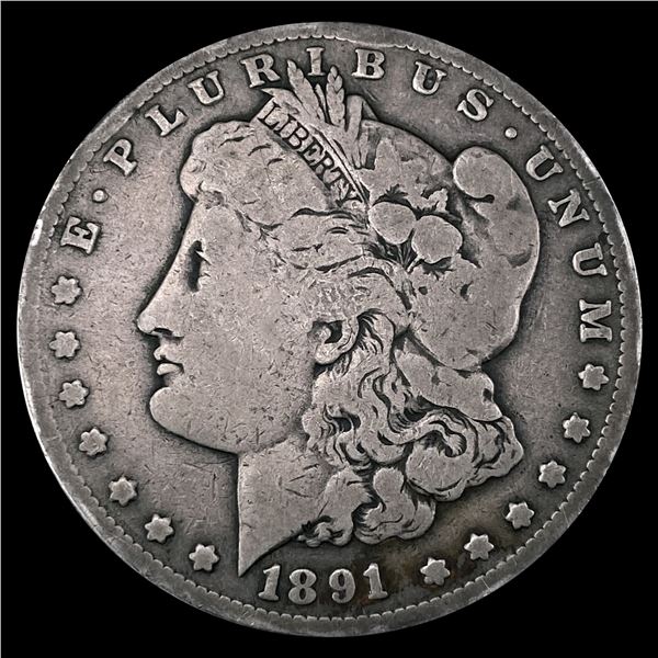 1891-CC Morgan Silver Dollar NICELY CIRCULATED
