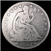 Image 1 : 1855 Arrows Seated Liberty Half Dollar NICELY