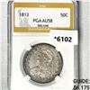 Image 1 : 1813 Capped Bust Half Dollar PGA-AU58 50C/UNI