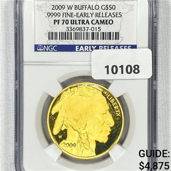 2009-W $50 1 oz American Gold Eagle NGC-PF70 UC