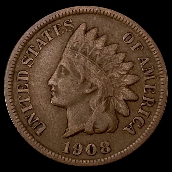 1908-S Indian Head Cent LIGHTLY CIRCULATED