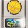 Image 2 : 2018-W $50 1 oz American Gold Eagle NGC-MS70