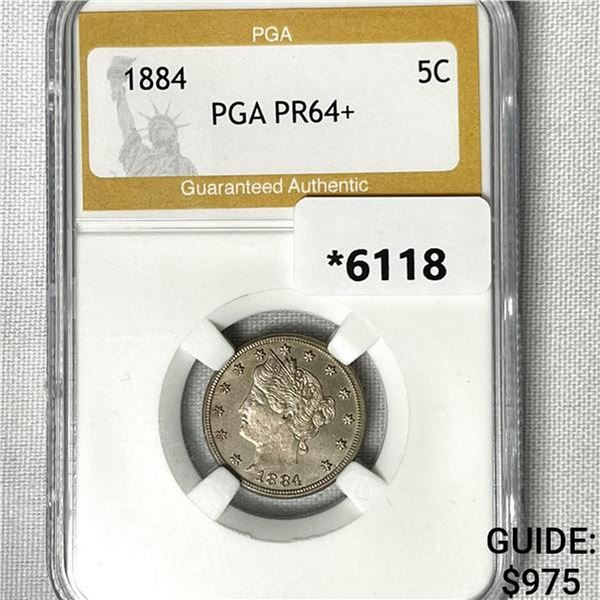 1884 Liberty Victory Nickel PGA-PR64+