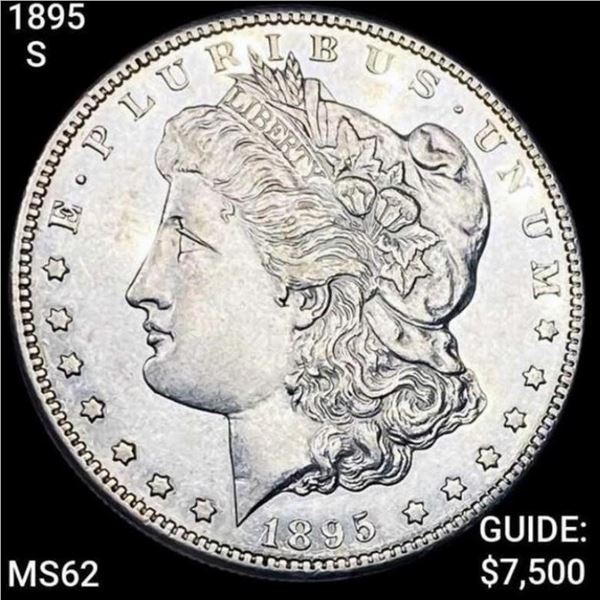 1895-S Morgan Silver Dollar UNCIRCULATED