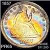 Image 1 : 1857 Seated Liberty Quarter GEM PROOF