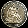 1869 Seated Liberty Half Dollar NEARLY UNC