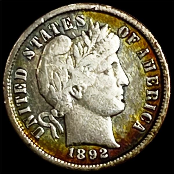 1892-S Barber Dime NICELY CIRCULATED