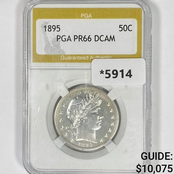1895 Barber Half Dollar PGA-PR66 DCAM
