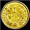 Image 2 : 1850 Rare Gold Dollar CLOSELY UNCIRCULATED